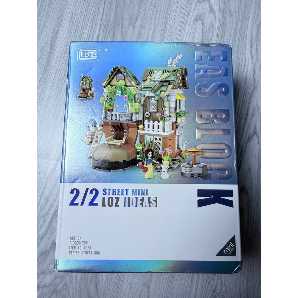 LOZ Ideas Dwarf House 1226 & Balody Castle 18458 Building Block Set Bundle